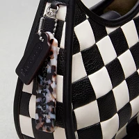 Ergo Bag Checkerboard Patchwork Upcrafted Leather
