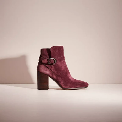 Restored Delaney Signature Buckle Heel Bootie