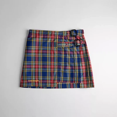 Coachtopia Loop Mini Skirt With Plaid Pattern