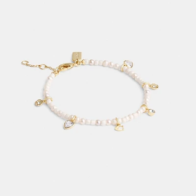 Pearl Charm Bracelet