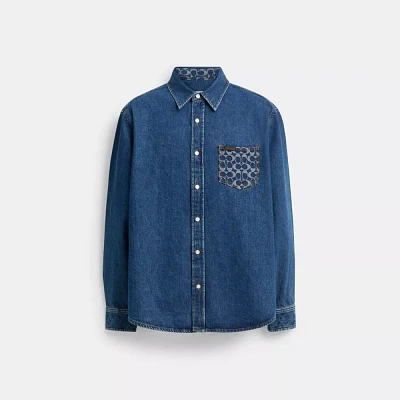 Long Sleeve Denim Shirt