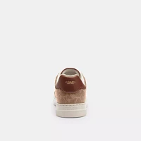 Coach X Peanuts High Line Sneaker Signature Canvas With Snoopy Print