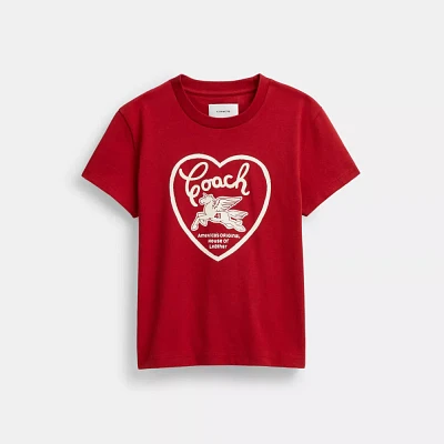 90 S Heart T Shirt Organic Cotton
