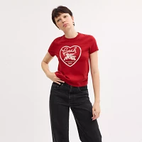 90 S Heart T Shirt Organic Cotton