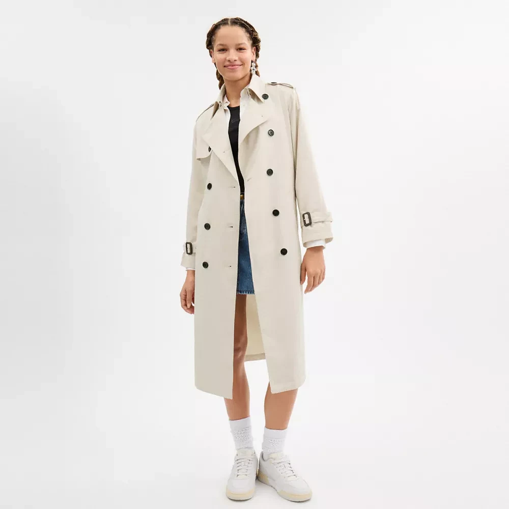 Fluid Trench Coat