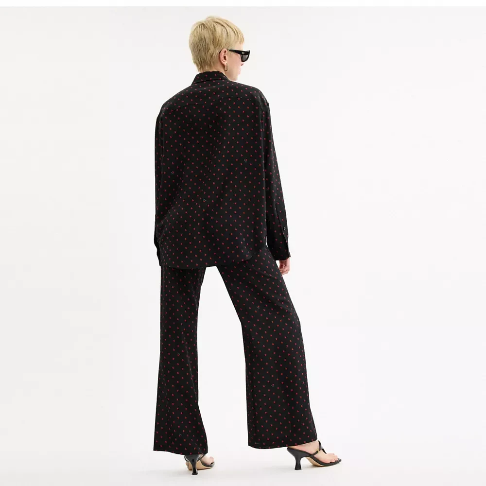 Apple Dot Button Down Shirt