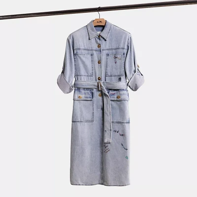 Restored Denim Dress