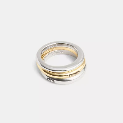 Mixed Metals Ring Set