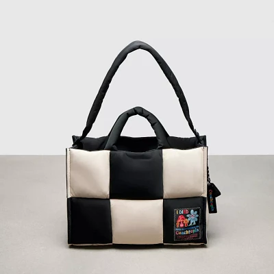 Coachtopia Loop Tote In Recycled Polyester With Checkerboard Quilting