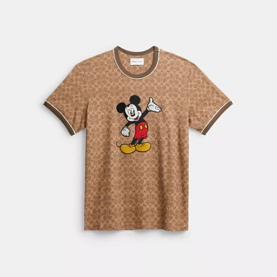 Disney X Coach Signature Mickey Mouse T Shirt