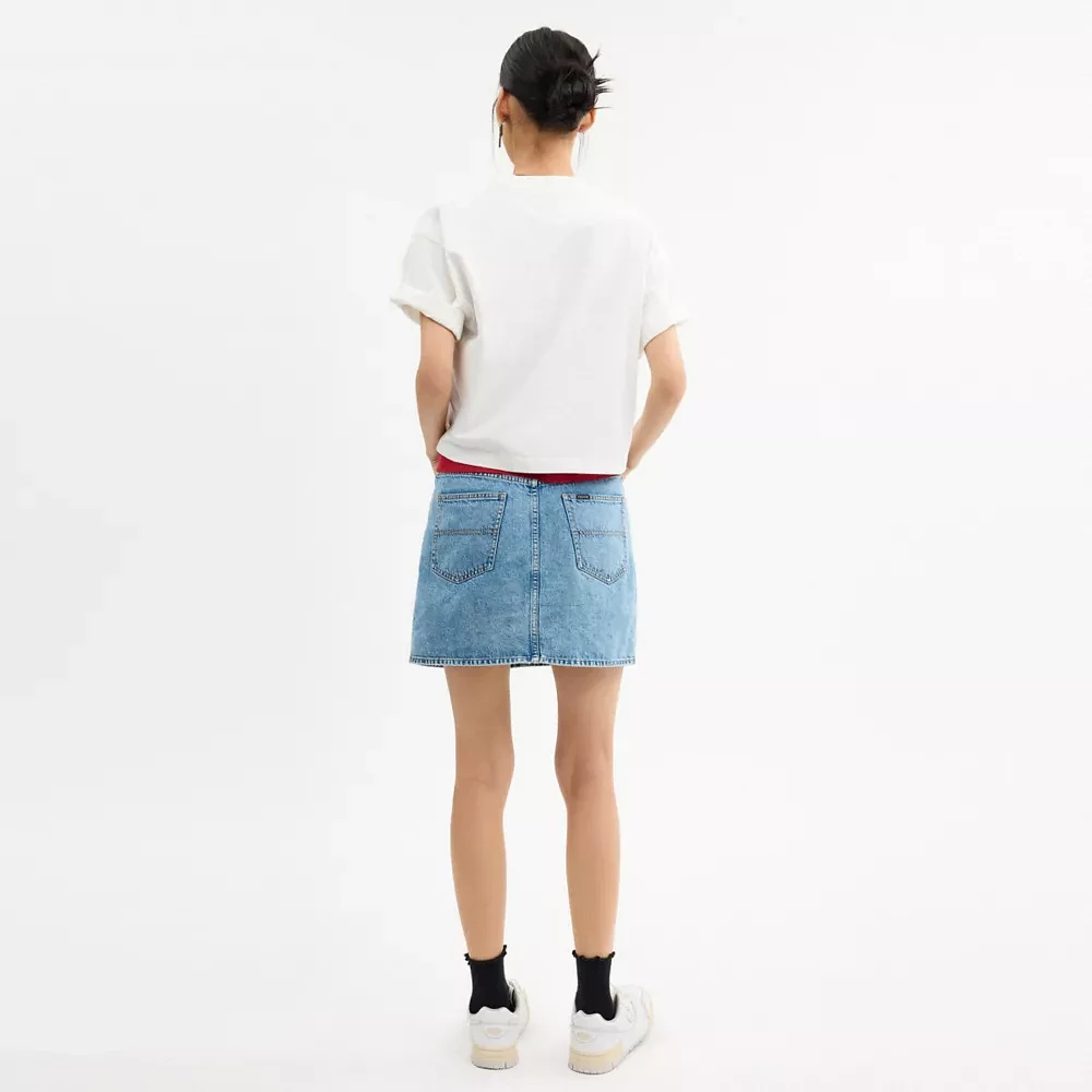Collage Graphic Cropped T Shirt Organic Cotton