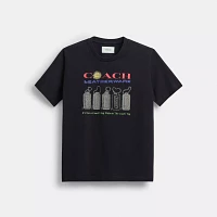 Collage Graphic T Shirt Organic Cotton