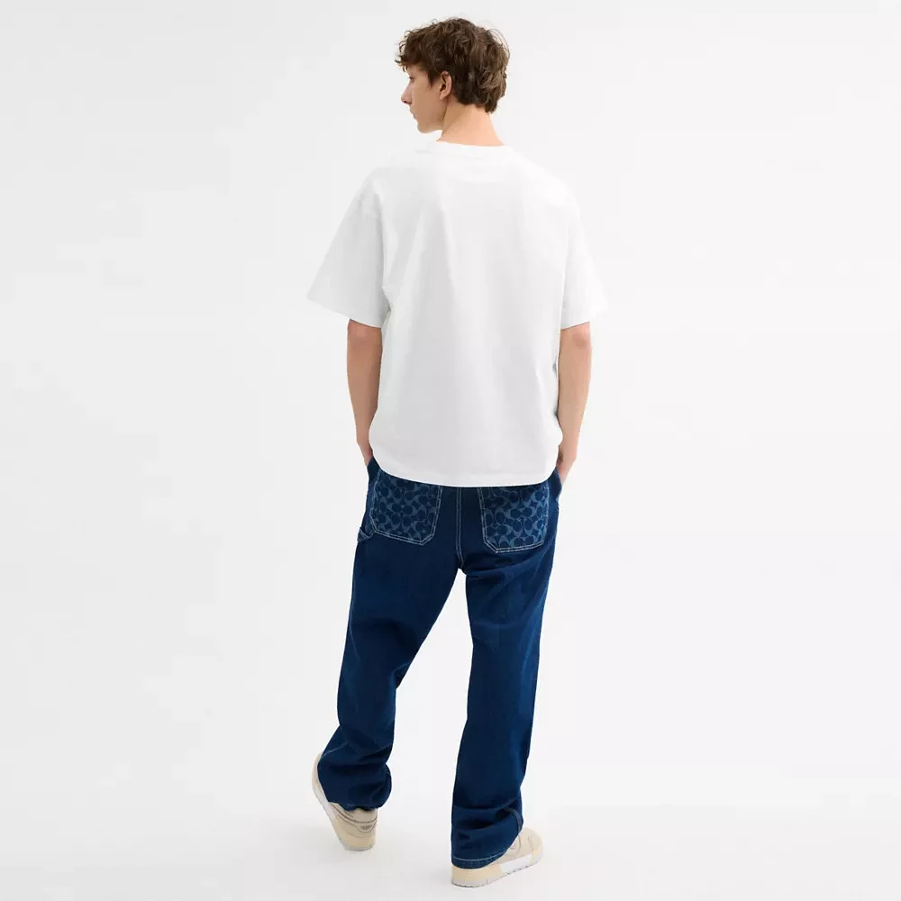 Collage Relaxed T Shirt Organic Cotton