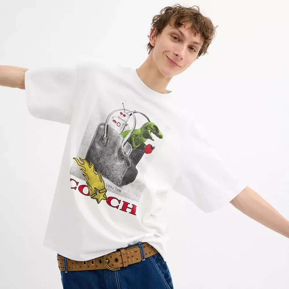 Collage Relaxed T Shirt Organic Cotton