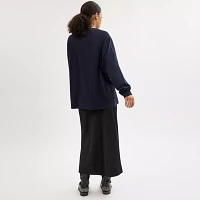 Collage Long Sleeve Relaxed T Shirt Organic Cotton