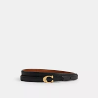 Sculpted Signature Buckle Reversible Belt, 13 Mm