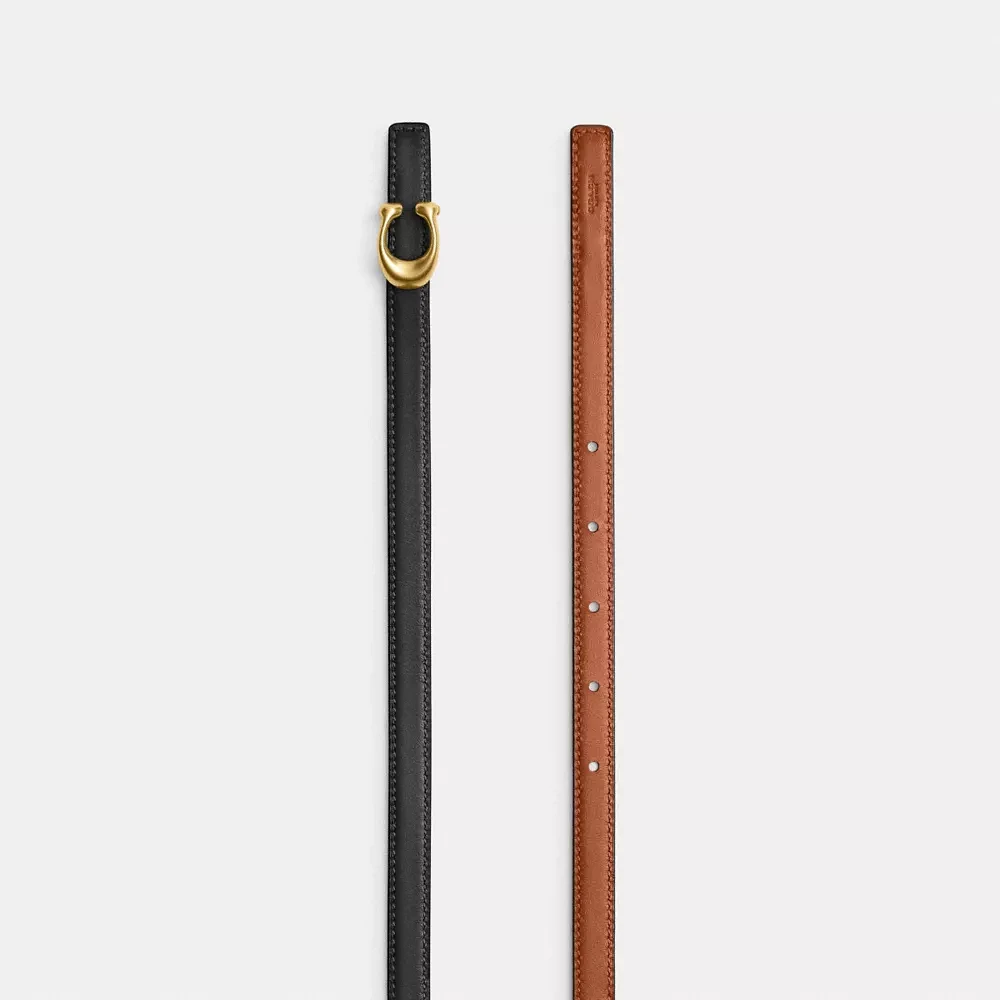 Sculpted Signature Buckle Reversible Belt, 13 Mm