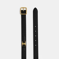 Classic Buckle Belt With Hip Detail, 25 Mm