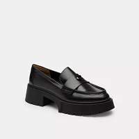 Leah Platform Loafer With Sketch Print