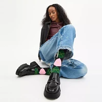 Leah Platform Loafer With Sketch Print