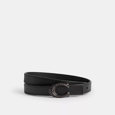 Sculpted Signature Buckle Reversible Belt, 20 Mm