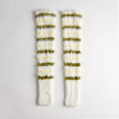 Fuzzy Knit Arm Warmers