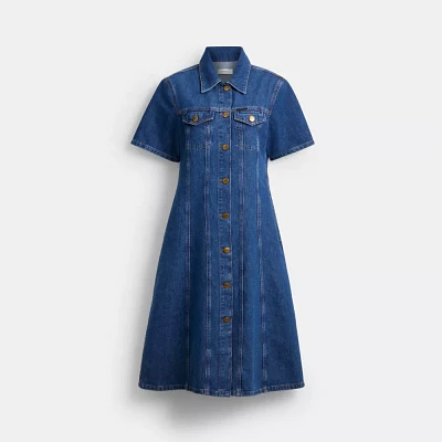Denim Midi Dress Organic And Recycled Cotton