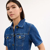 Denim Midi Dress Organic And Recycled Cotton