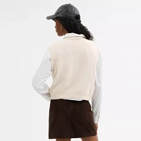 Sketch Print Sweater Vest