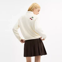 Sketch Print Crewneck Sweater Organic Cotton