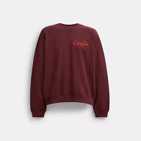 New Year Coach Snake Script Sweatshirt