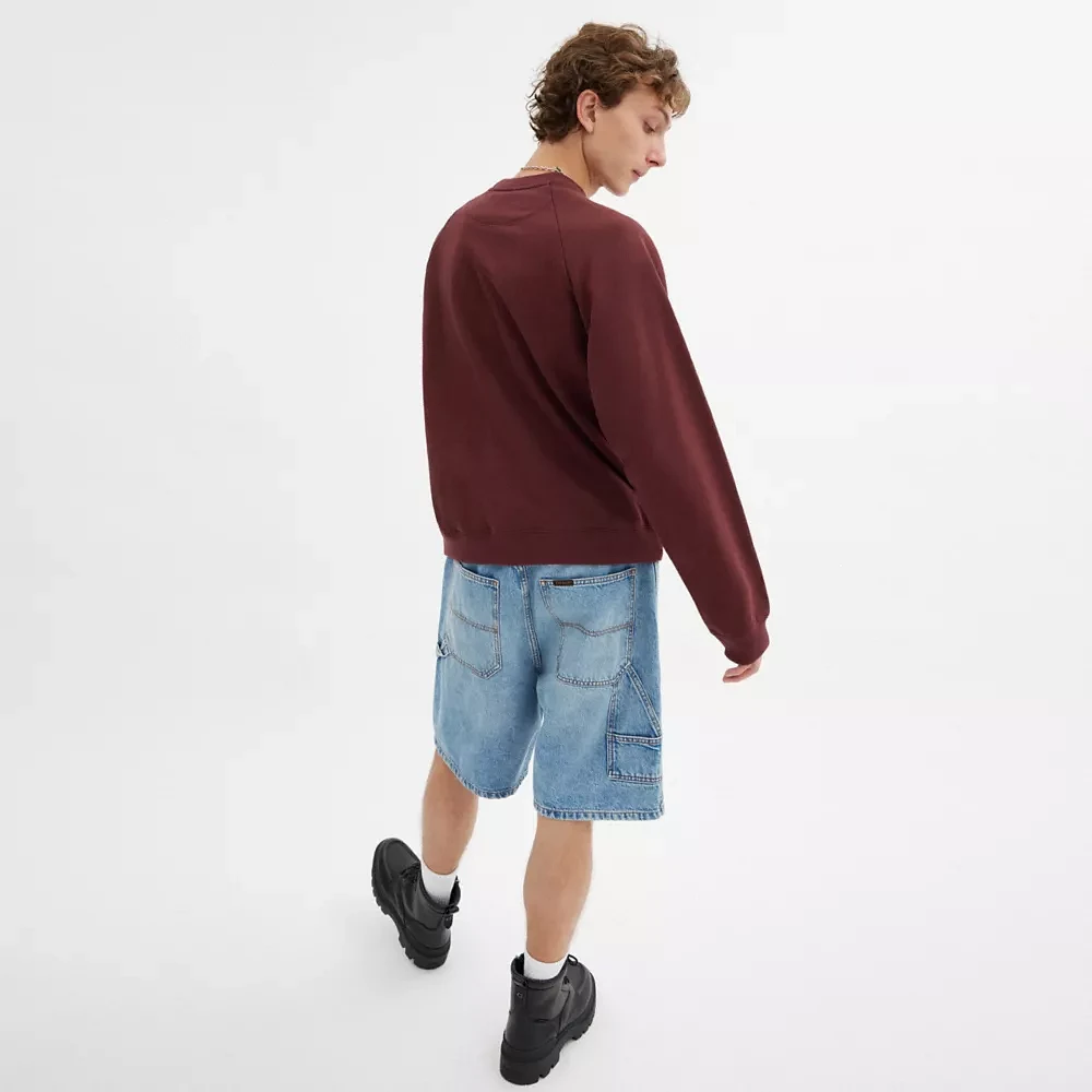 New Year Coach Snake Script Sweatshirt