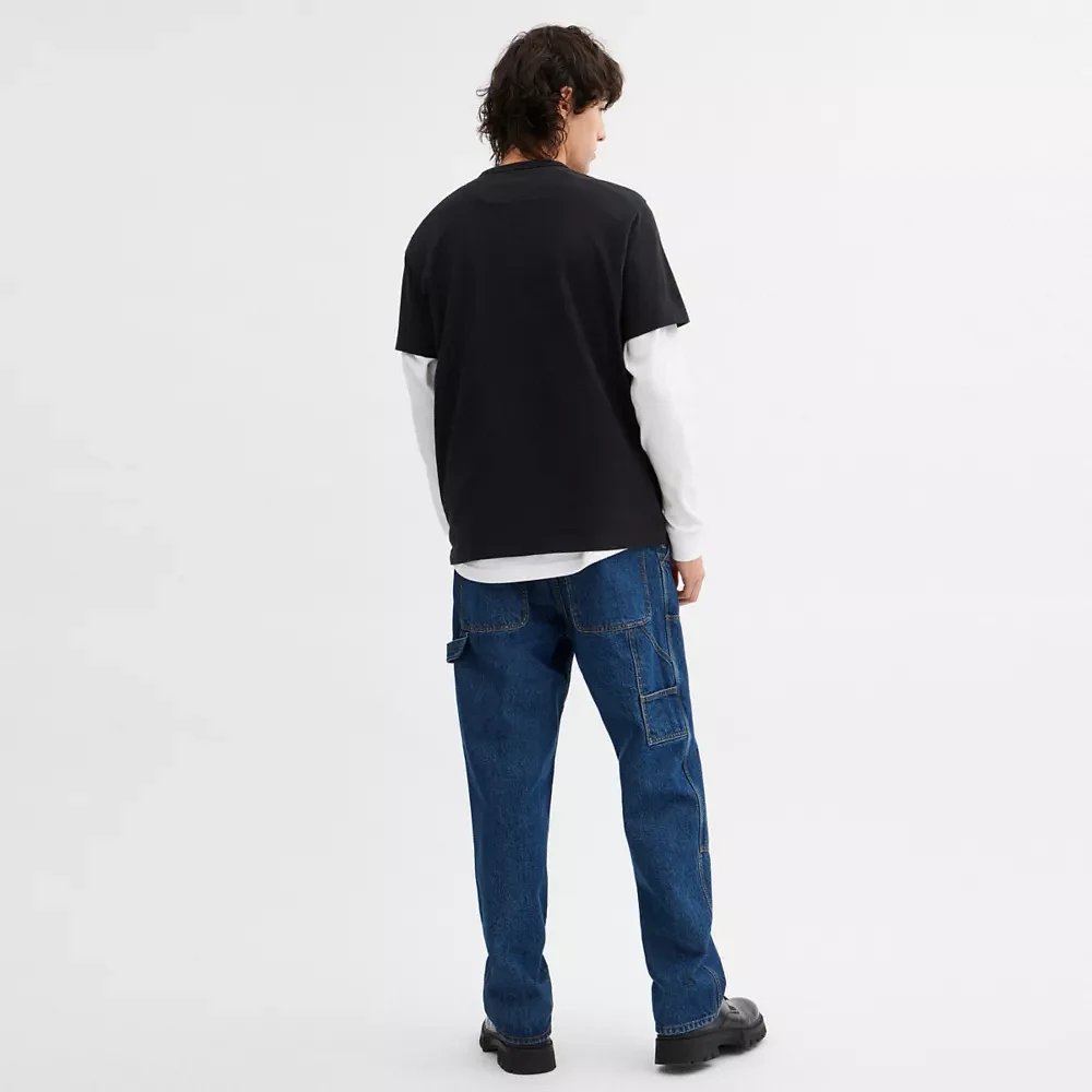 New Year Coach Snake Script T Shirt Organic Cotton