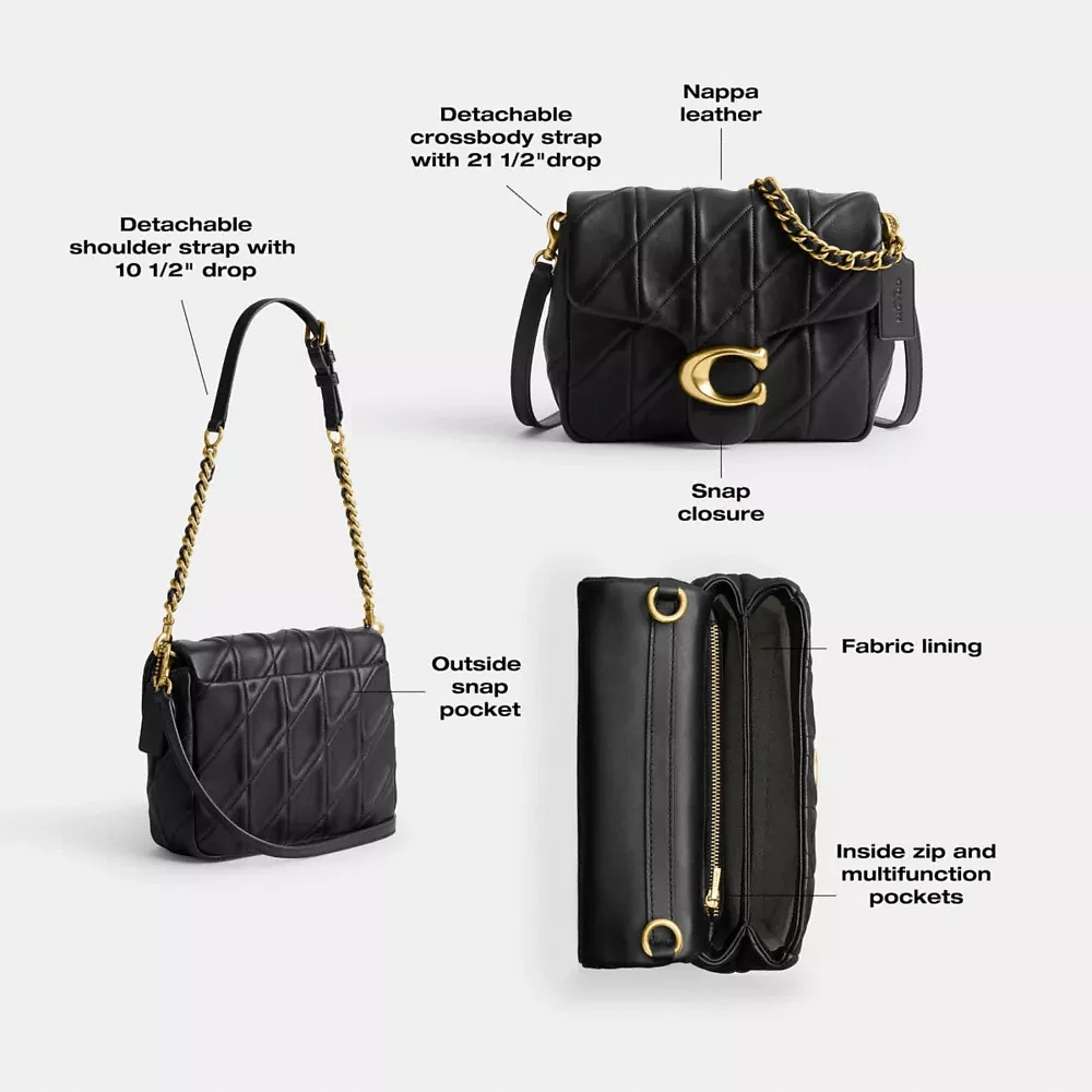 Times Square Tabby Shoulder Bag With Quilting