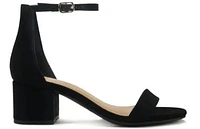 Women's  Blockheel-4 Dress Sandals : Blk Nub