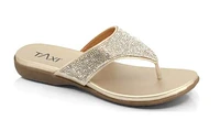 Taxi Rhinestone thong sandal- CHAMP