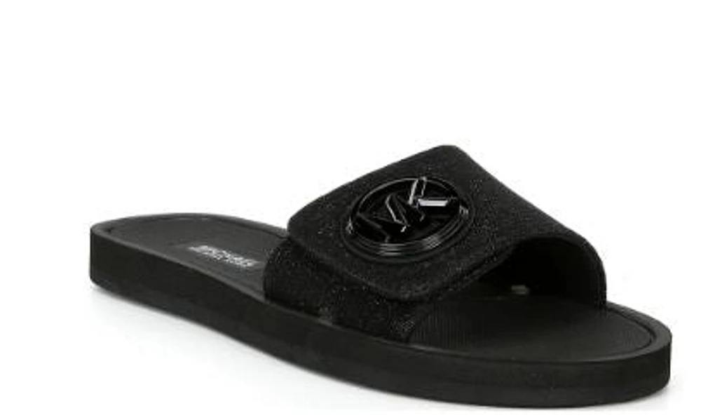 Michael Kors MK  charm Slide : blk glitt