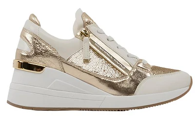 Women's Michael Kors Darby Wedge Sneakers: P.gld