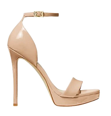 Michael Kors Jordyn Patent Leather Platform Sandals: Lt.blush