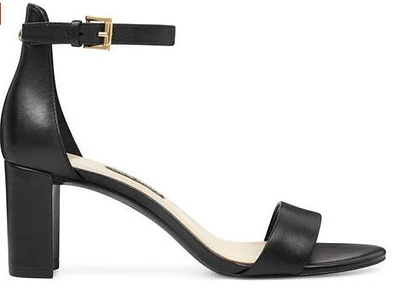 Nine West Block Heel Dress Sandals: BLK