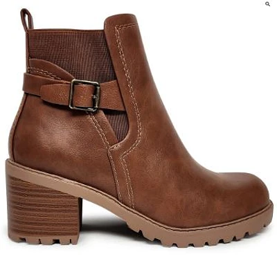 Women Lugsole Puggle Ankle Boots:Cog