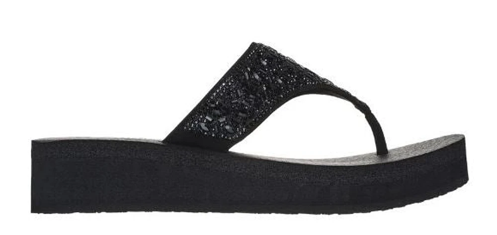 Skechers Women's  Wedge Sandal Vinyasa - New Glamour: bbk