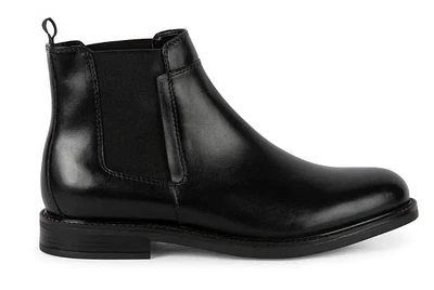 Steve Madden Pull On Dress Leather Boots: Blk