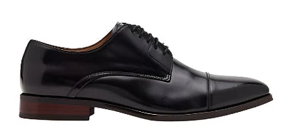Steve Madden Men's Leather Planche Dress Shoes:  blk