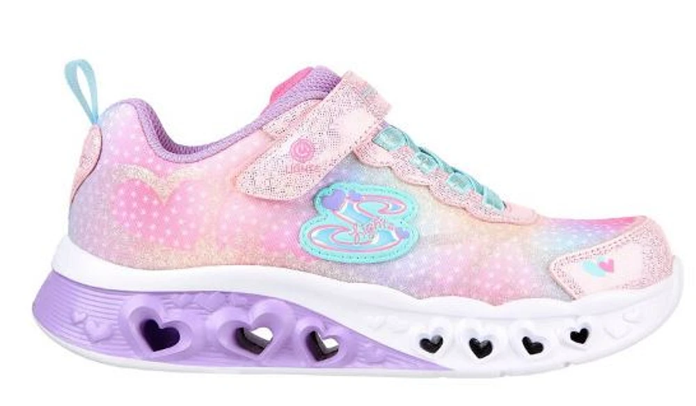 Skechers Girls S Lights Flutter Sneakers : Pkmt