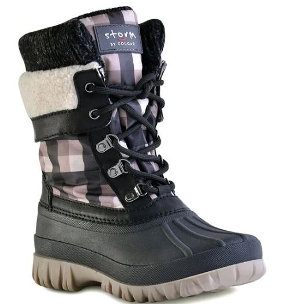 Storm BY Cougar Women's Creek Boots : Blk Maple Plaid