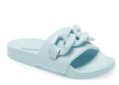 Steve Madden Women's Summer Slides: Blu