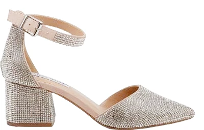 Steve Madden Blockheel Dress Shoes : Rhinestone