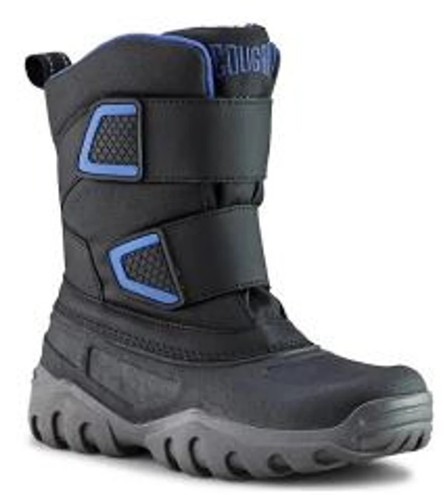 Cougar Boy's Springer Nylon Winter Boot: BLK/BLUE