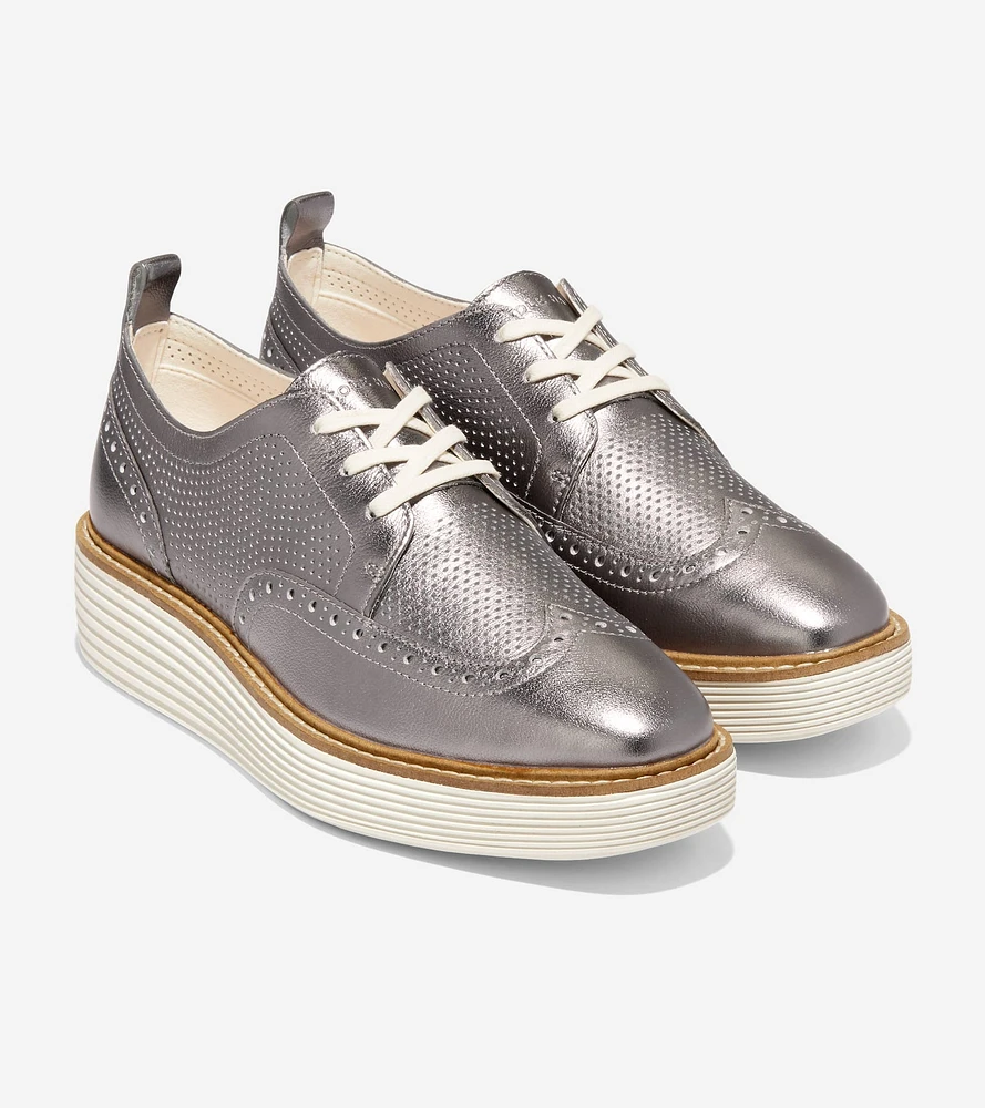 Women's ØriginalGrand Platform Wingtip Oxfords